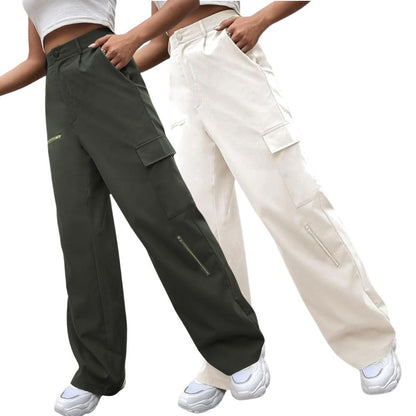 Greciilooks Women Cargo Pant | Women Trousers | WomenS High-Waisted Pant (Available In Plus Size And Combo Pack Of 2)