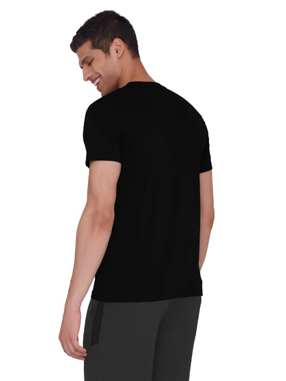 XYXX Mens Round Neck Regular fit Solid Tshirt | Softer Than Cotton | Cotton Rich Tshirt for Men| Anti-Microbial Silver Finish