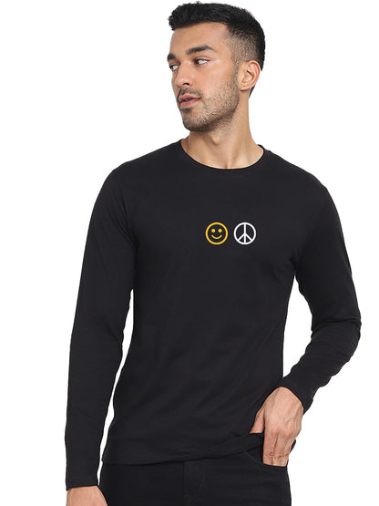 Bewakoof MenS Printeded Regular Fit T-Shirt_479633_Black_S
