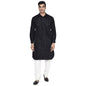 Fabindia MenS Cotton Pintucks Regular Kurta_Black_Xs