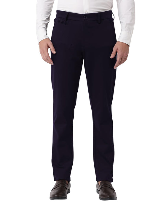 Fyltr MenS Slim Casual Pants (Fylss25Mt-1101_Dark Navy