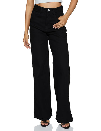 Kotty WomenS Regular Black Jeans