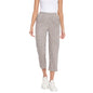 Fabindia Women Cotton Striped Dabu Casual Pant Grey_S