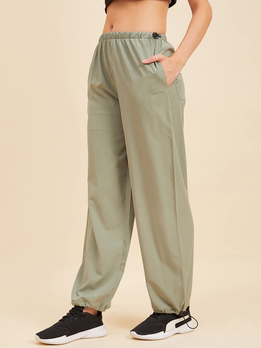 Sweet Dreams Women Solid Cotton Trousers Pista