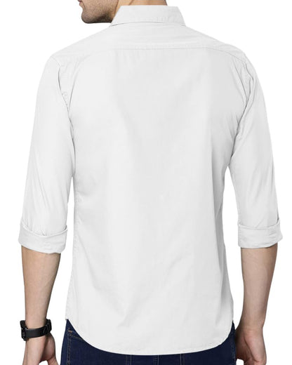 Noble Monk MenS Solid (Combo Pack Of 2) -Regular Fit Casual Shirt |Full Sleeve - Regular Fit