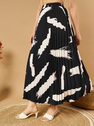 Kzully Polyester Western WomenS Skirts Black