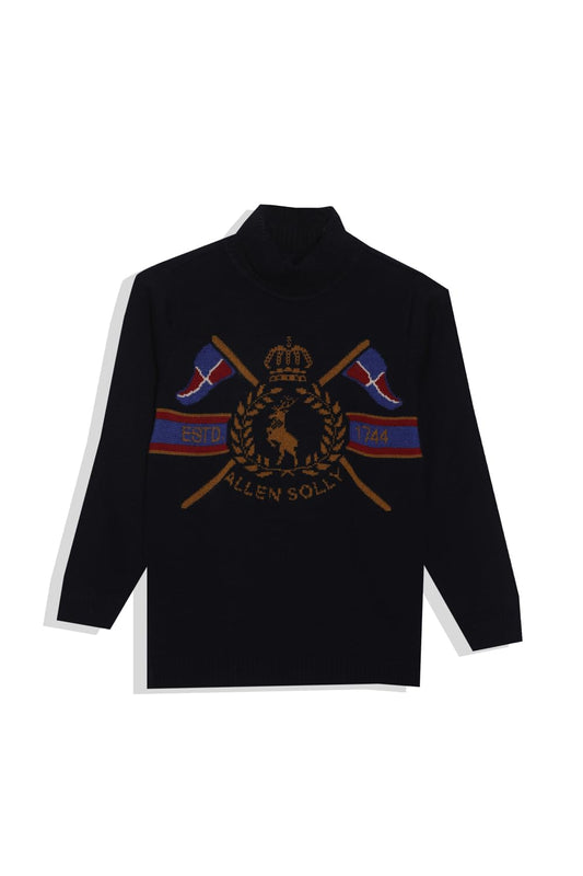 Allen Solly Boys Regular Fit Printed Graphic Pullover