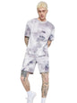 OM SAI LATEST CREATION Lycra Unisex Night Dress || Tie-Dye Night Wear Beach Wear Summer Wear Short Pajama Set || Sleepwear Loung