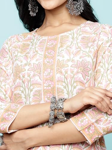 rangita Multicolor Rayon Knee Length Printed Straight Kurti | Kurta for Women