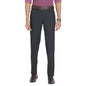 Turtle Men Cotton Stretch Slim Fit Dark Grey Formal Trouser
