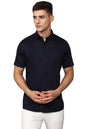 Allen Solly Men Solid Casual Half Sleeve Short Sleeve Shirt