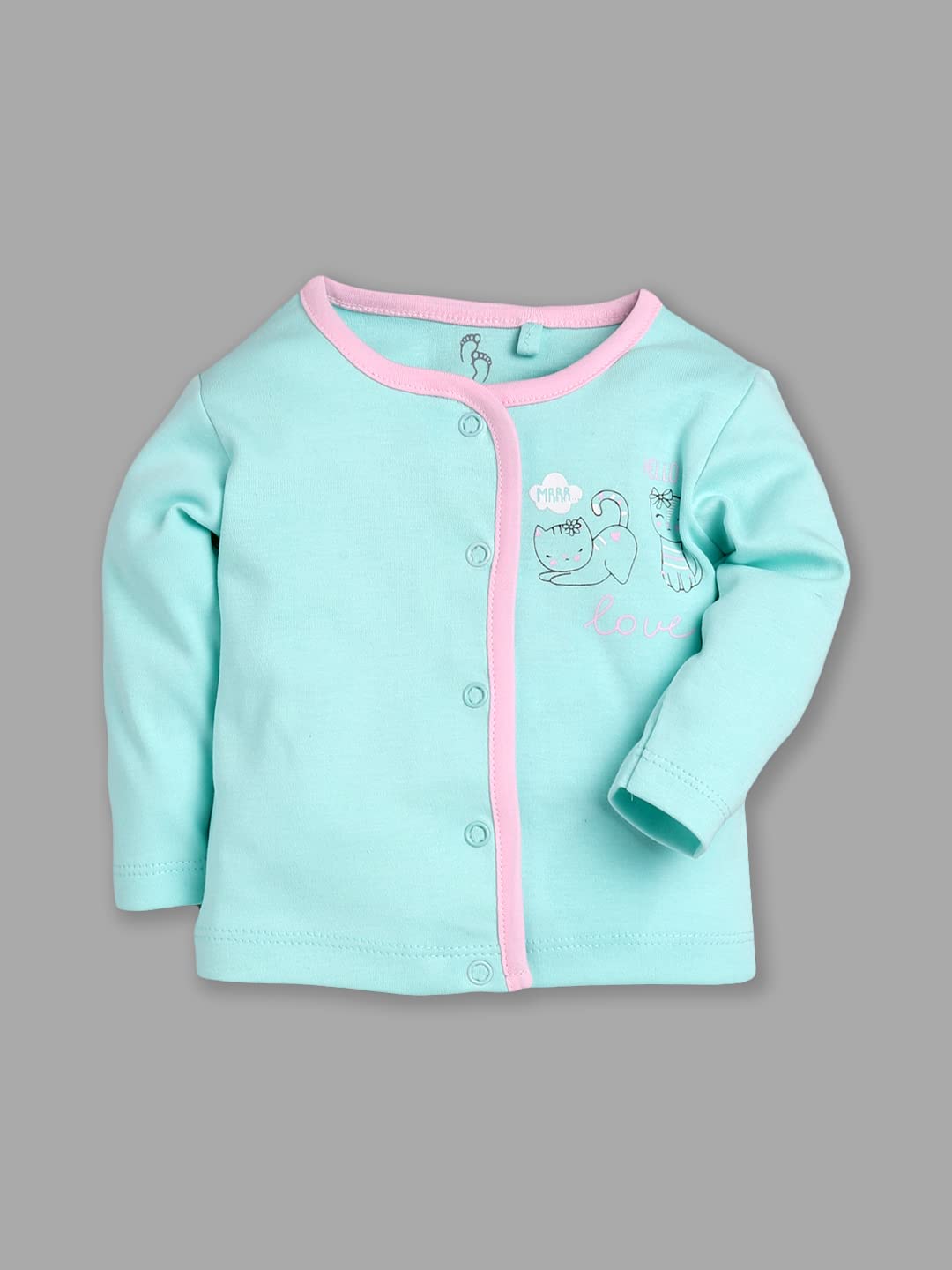 Baby Go Full Sleeve Set Of 3 Tees Combo For Baby Girls