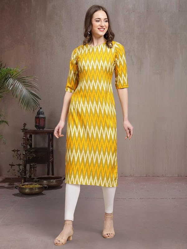 Pinkmint Elegant Printed Crepe KurtiS For WomenS (Pack Of 5)