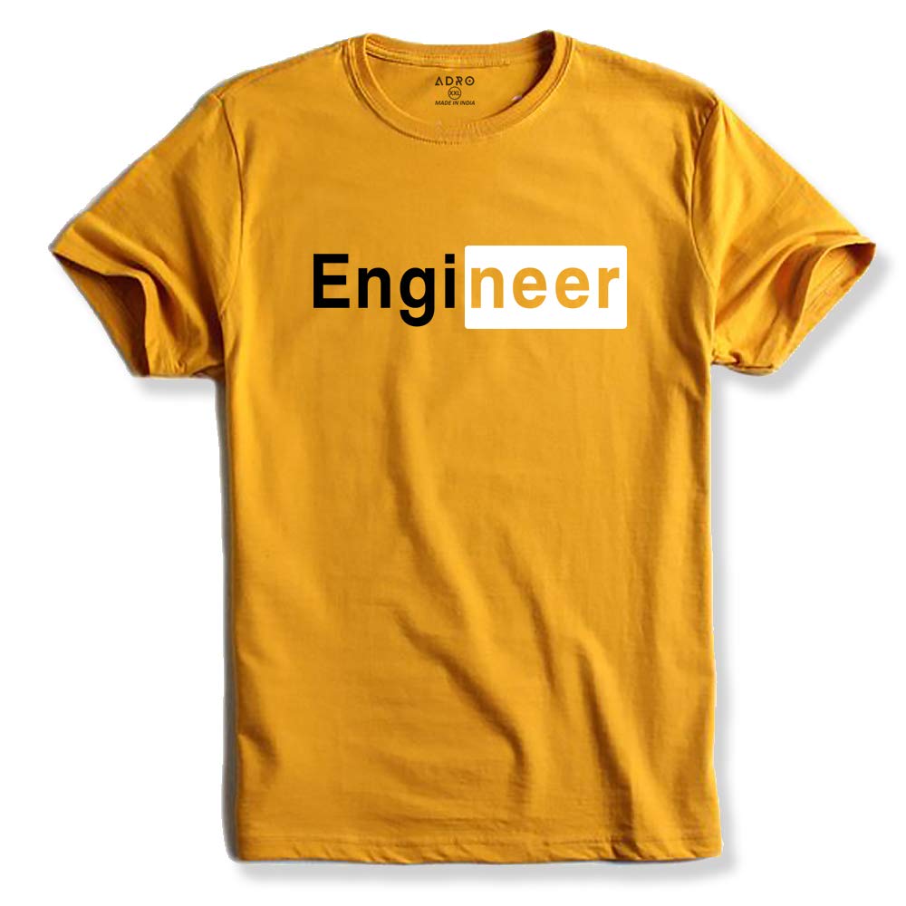 ADRO Engineer Mens Cotton Printed T-Shirt (R21-M-EGN)