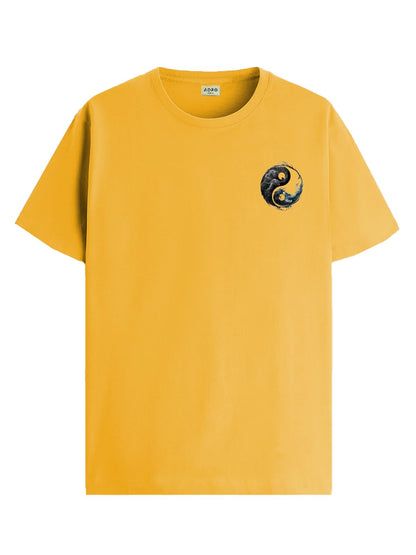ADRO T-Shirts for MenChest Printed T-Shirt for MenCotton Tshirt for Men|RN24-STICK-YONG-MU