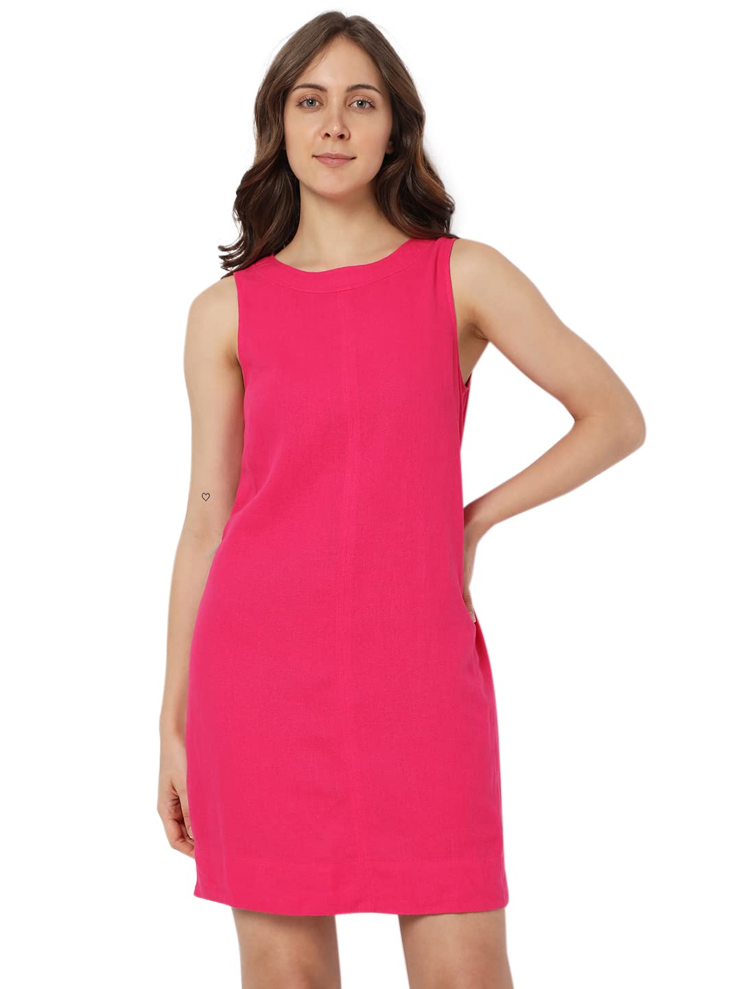 Vero Moda Straight Fit Dress (266816501_Pink Peacock_Xs)