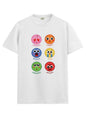 ADRO T Shirts for Boys & Girls || Emotions of Smiley Printed T-Shirt || Ages 3-14 || 100% Cotton Round Neck Tshirt for Boys & Gi