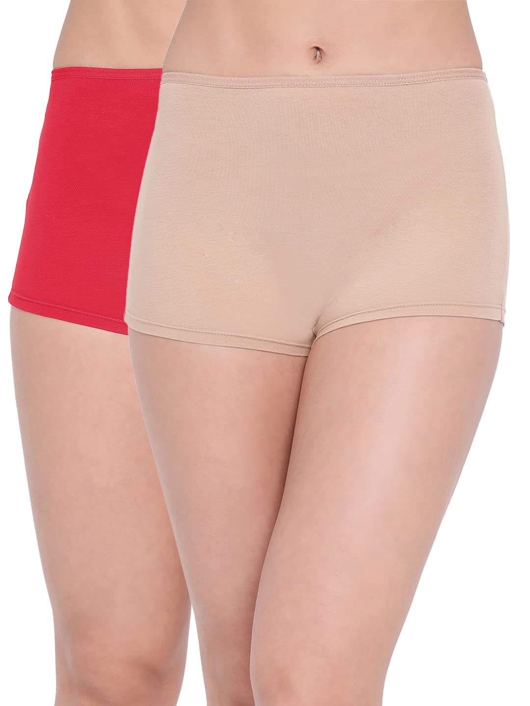 Lyra Premium Cotton Modern Mid Waist Boy Leg Panties For Women