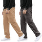 Greciilooks MenS Regular Fit Low Rise Cargos Trousers | Cargo Track Pant | Loose Fit | Regular Trouser | Treck PentS With Mult
