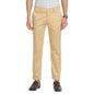 Turtle Men Cotton Stretch Ultra Slim Fit Beige Casual Trouser