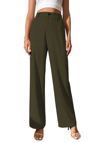 Toochki Trousers for Women | Womens High-Waisted Pant | Trouser | Korean Style | Black | Bottom Wear Pants