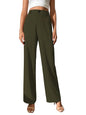 Toochki Trousers for Women | Womens High-Waisted Pant | Trouser | Korean Style | Black | Bottom Wear Pants