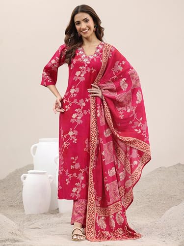 Libas WomenS Silk Blend Kurta Set (400335