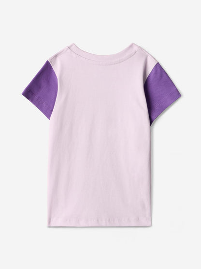 The Souled Store My Little Pony: Pipp Girls Short Sleeves Round Neck Short Sleeves Purple Cotton T-Shirts (2-8 Yrs)