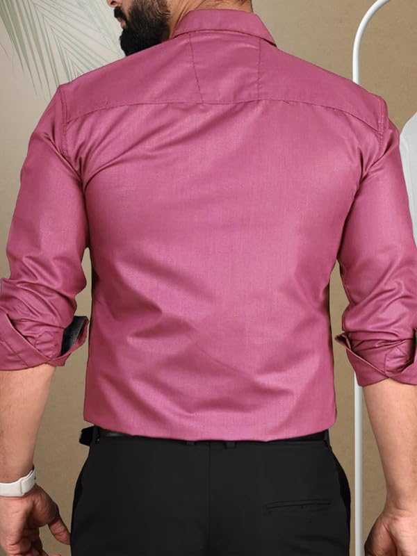 Tee Projekt Casual Cotton Long Sleeve Shirt for Men Formal Wear Regular Wear