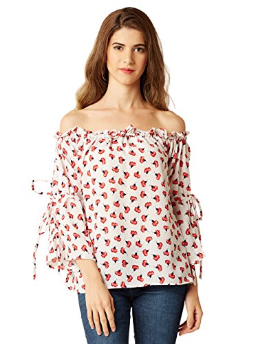 Miss Chase Women Floral Loose Fit Top (Mcs17Tp08-61-172 Multicoloured M