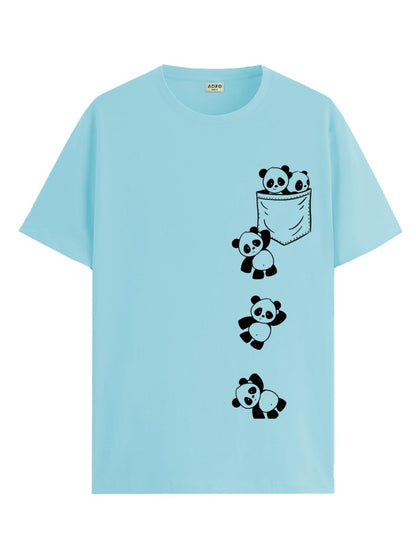 ADRO Tshirt for Men | Printed T Shirt for Men | 100% Cotton T-Shirt |Printed T Shirt | T-Shirts | RN24-POC