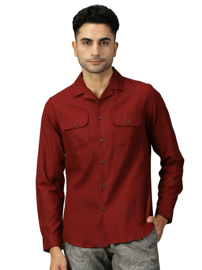 Thomas Scott Double Pocket Regular Fit Long Sleeve Casual Tshirt for Mens