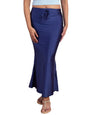 NYKD Everyday Saree Petticoat for Women - Shapewear with Drawstring, Side Slit, Mermaid Cut - Saree Shapewear, NYOE01, NAVY, XXL