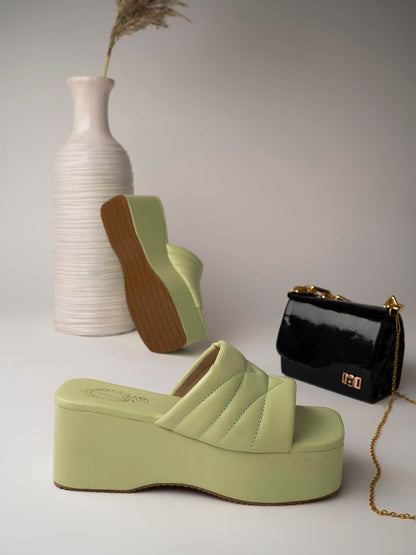 Shoetopia Women & Girls Retro Style Platform Heels