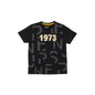 Pepe Jeans BoyS Letter Print Regular Fit T-Shirt (Pb503898_Black