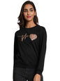 Kotty Women Full Sleeve Round Neck Pinted Sweatshirt