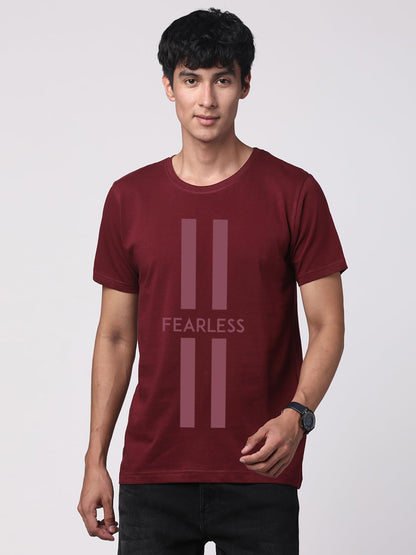 ADRO Mens Fearless Printed Cotton T-Shirt_RN24-L2-FRLS-MR