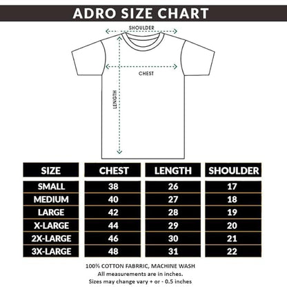 ADRO Men's Stylish Cotton Full Sleeve T-Shirt (FR3-M-4ST-NB_Navy)