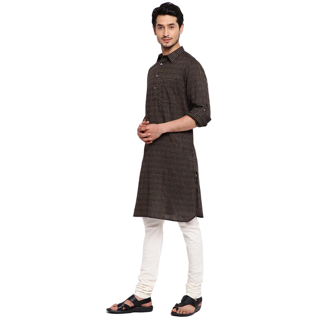 Fabindia MenS Relaxed Pants (101782302_Natural