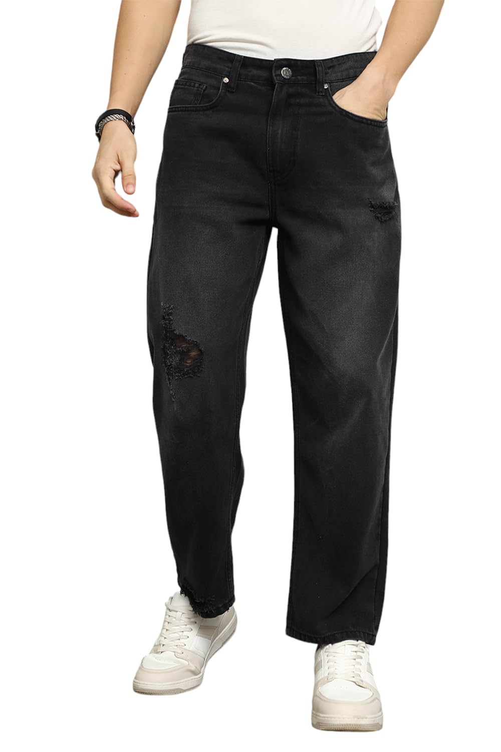 High Star MenS Classic Jeans (Hsmjns2401_Jun_Black