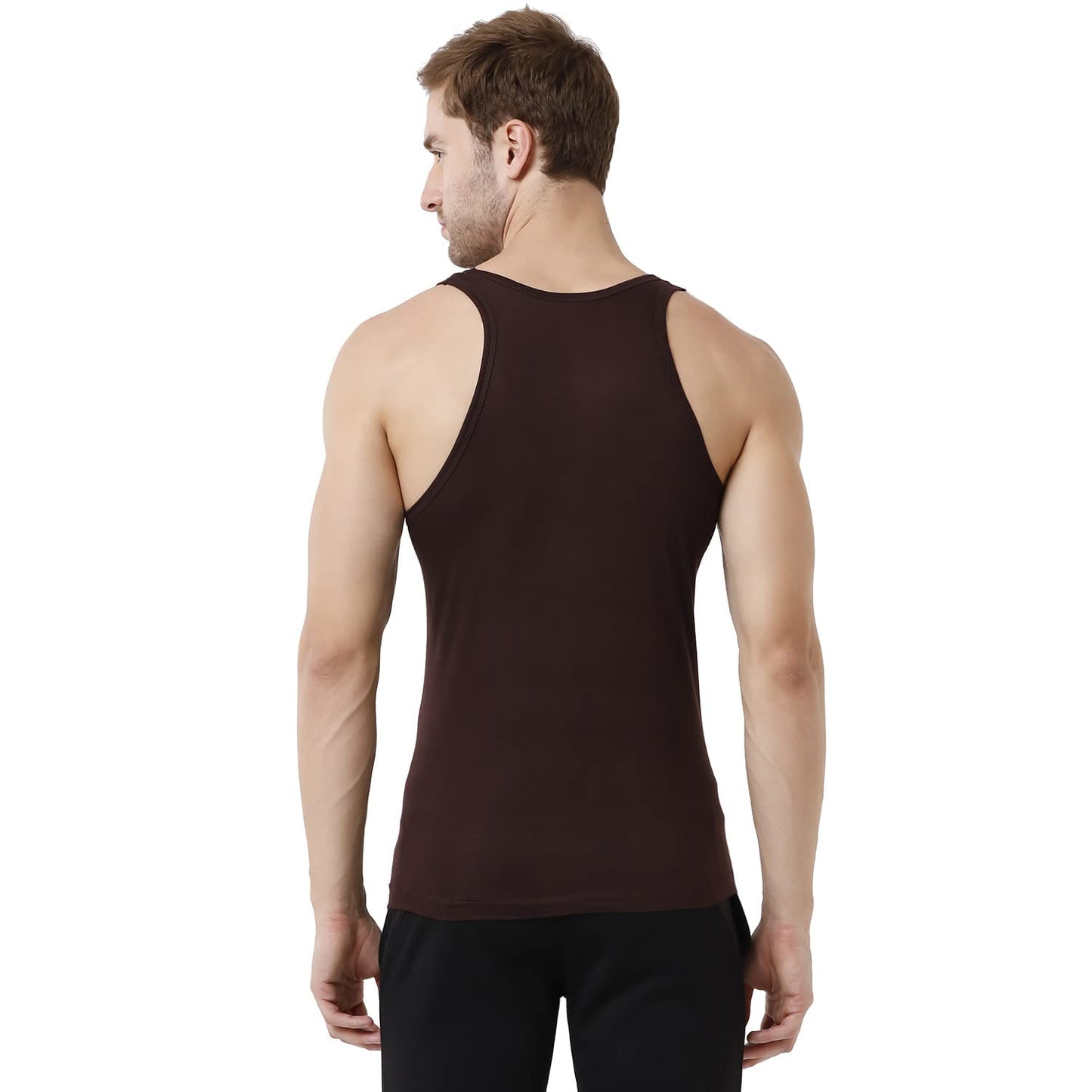 Rupa Mens Solid Regular Fit Vest (Jon_PO5_Assorted
