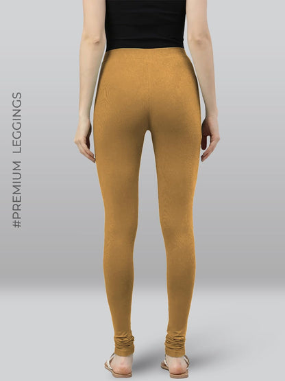 Lyra Premium Viscose Full Length Churidar Leggings For Women