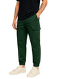 Veirdo Mens 100% Cotton Regular Fit Mid Rise Trackpants with Pocket