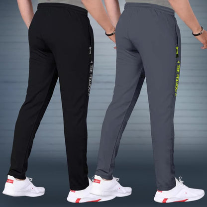 Pinkmint Combo Track for Men Lycra with Pocket for Gym, Tracking, Toga, Sport, Home
