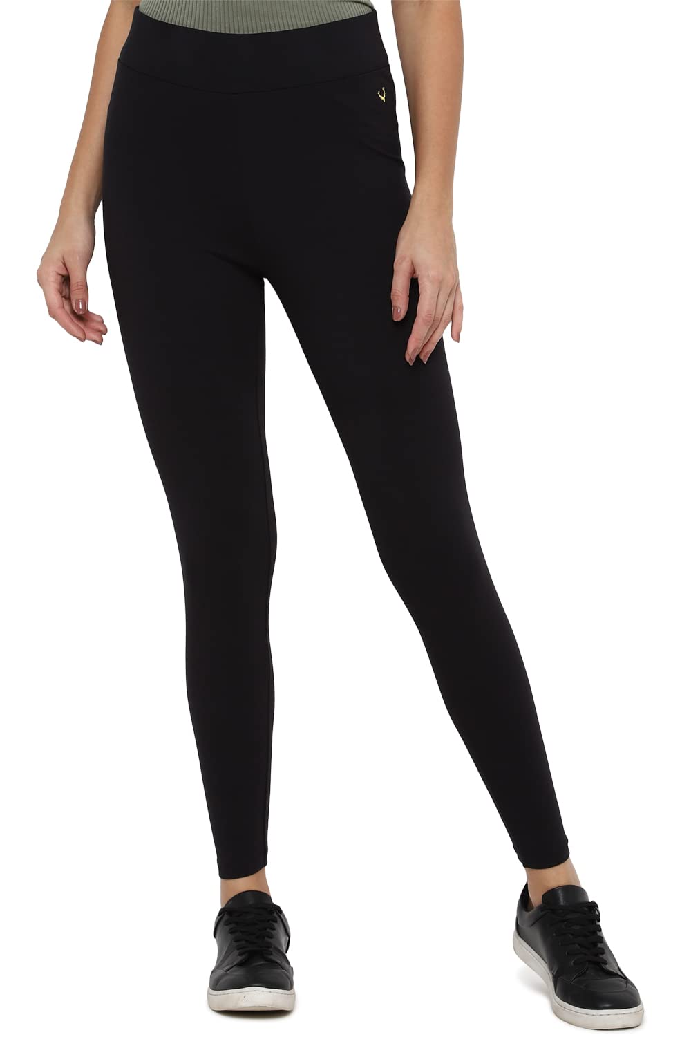 Allen Solly Women Regular Fit Solid Leggings