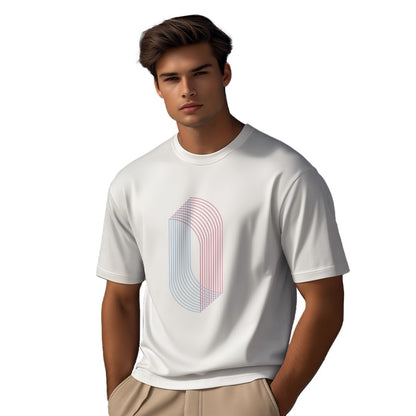 Nobero MenS Regular Fit T-Shirt (1M-Twts-C0811-Wt_White