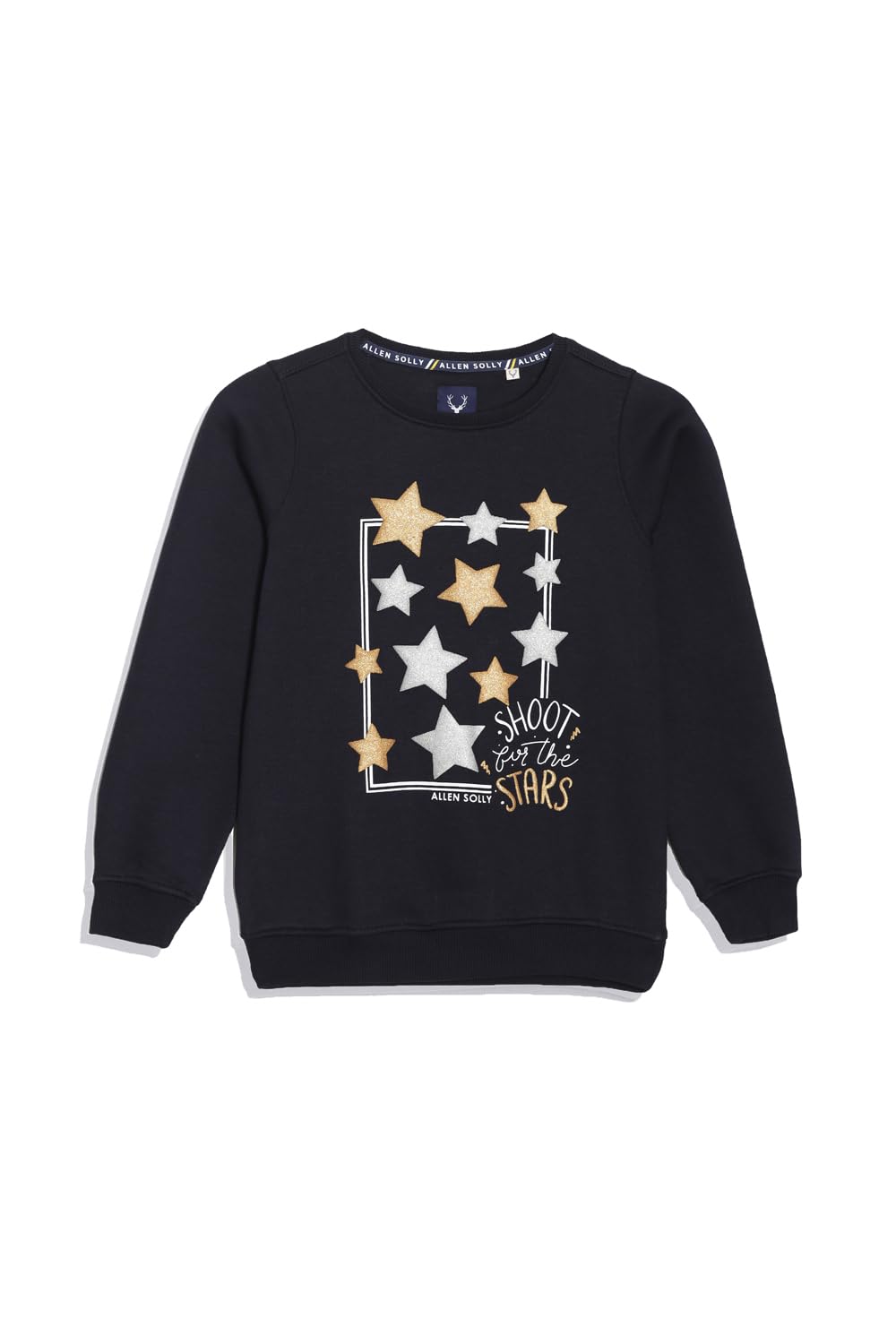 Allen Solly Girls Regular Fit Printed Full Sleeve T-Shirt