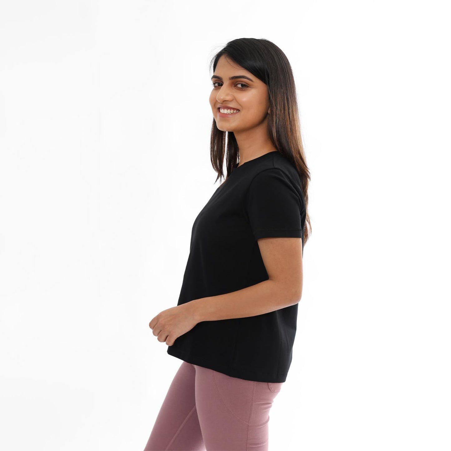 BlissClub Women The Last tee |Stays New for 750+ Days |10X Durable| Round Neck | Womens t-Shirt | Short Sleeves | Hip Covering |