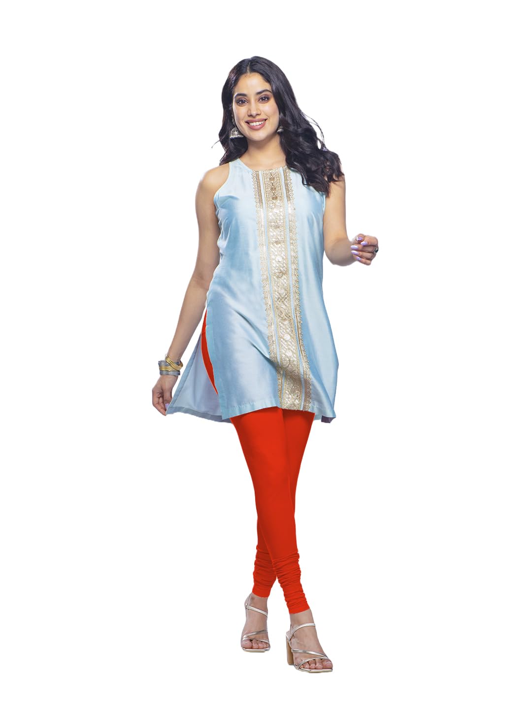 Lyra Premium Viscose Full Length Churidar Leggings For Women