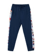 The Souled Store DC: Super Heroes Boys Drawstringed Regular Fit Navy Blue Cotton Joggers (2-8 Yrs)